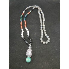 108 Beads Semiprecious Stone Mala,Semiprecious stone  Mala, Natural Stone Mala